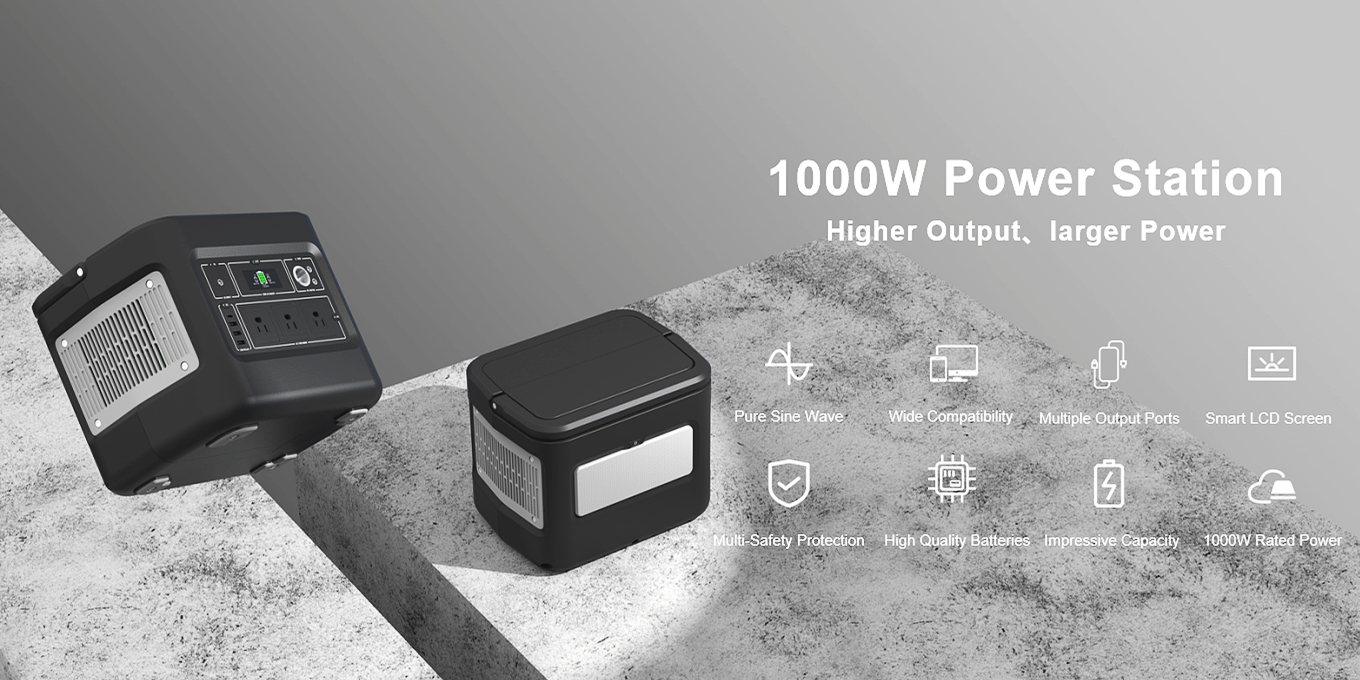 मोबाइल चार्जिंग के लिए 1000W रिचार्जेबल सोलर जेनरेटर
