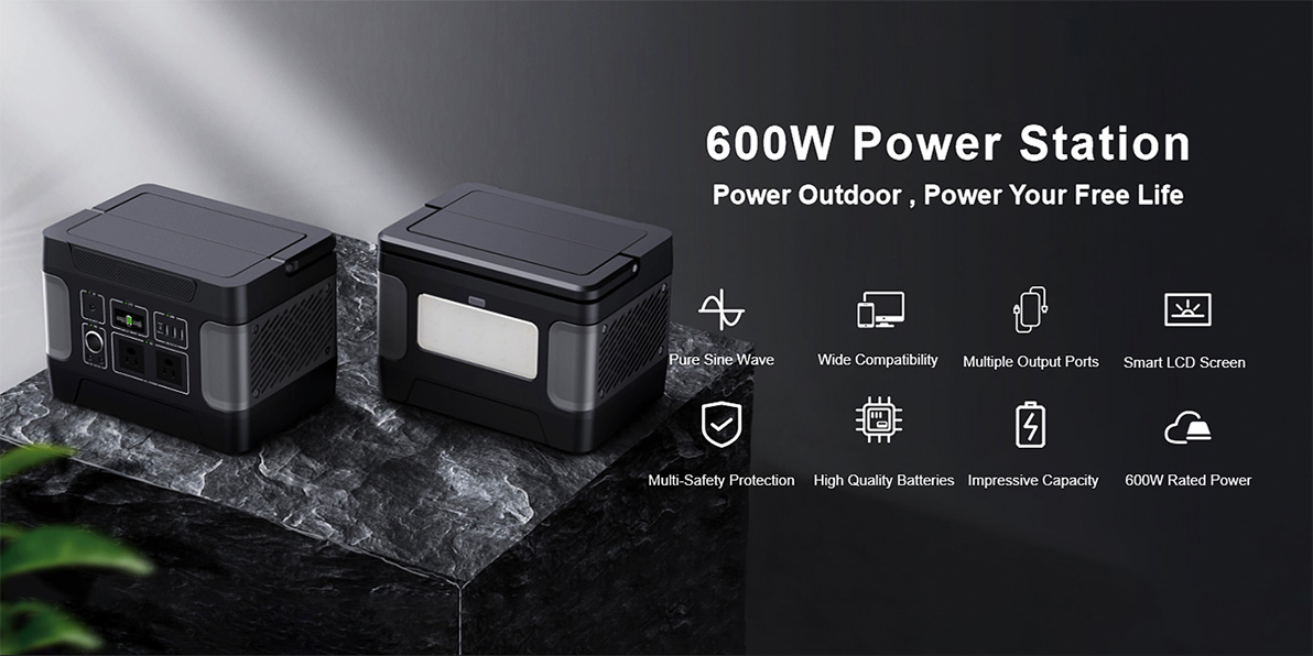 होम बैकअप पावर के लिए 600W हीटप्रूफ सोलर जेनरेटर