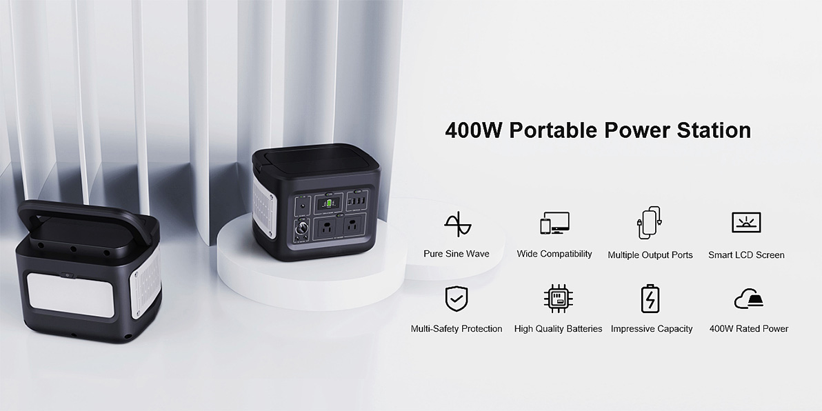 चार्जिंग के लिए 400W मेंटेनेंस फ्री सोलर जेनरेटर